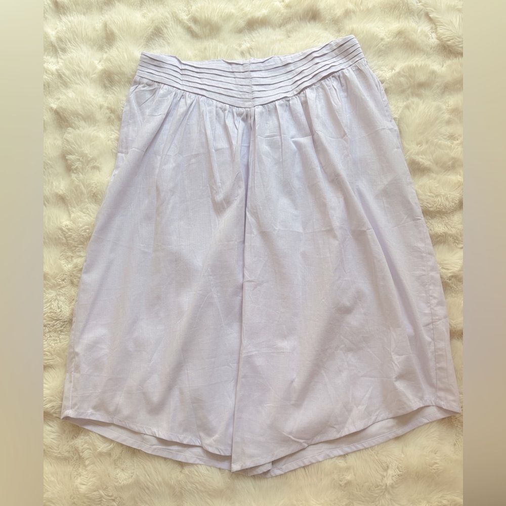 SOLD Poplin midi skirt